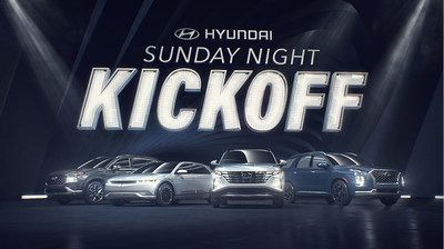 Image from Hyundai’s Sunday Night Football Kickoff Show opening graphic, Friday, Dec. 3, 2021