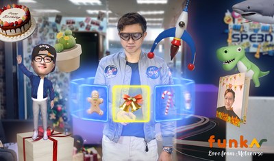 AR Titan Speed 3D Inc. Launched new FunkAR Gifting Service Platform - The First to Enter Metaverse.