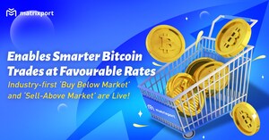 Matrixport ermöglicht intelligenteren Bitcoin-Handel zu günstigen Kursen mit dem branchenweit ersten „Buy-Below-Market"- und „Sell-Above-Market"-Angebot