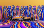 Artista emergente do Oriente Médio projeta arte original para identidade visual de carro de corrida