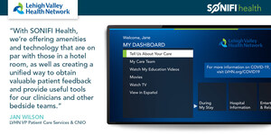 Lehigh Valley Health Network and patient engagement technology provider SONIFI Health partner to enhance patient experience and care