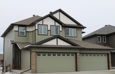 Photo of one of the family houses located in Leduc, Alberta (CNW Group/Canada Mortgage and Housing Corporation)