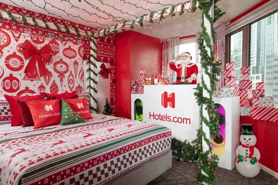 Hotels.com created the ultimate challenge for extreme holiday music fans: the Hotels.com Not-So-Silent Night Challenge, a 24-hour overnight stay in a totally decked-to-the-halls holiday hotel suite where holiday songs will be playing. ALL. NIGHT. LONG.