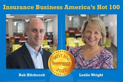 Insurance Business America names Brightway Chief Technology Officer, Bob Hitchcock, and Chief of Staff, Leslie Wright, to annual Hot 100 list.