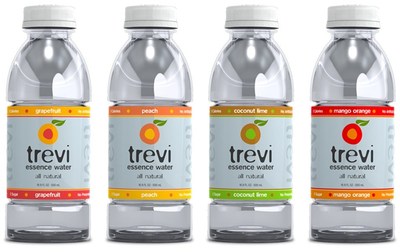 Trevi Essence Water is a healthy and delicious way of staying hydrated. A true clean-label beverage that has superior flavor staying TRUE TO THE FRUIT. (PRNewsfoto/Golden Grail Technology Corp)