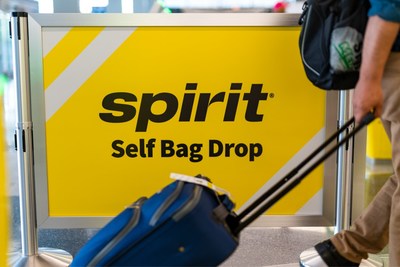 Spirit introduces its award-winning, automated self-bag drop experience at DFW.