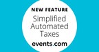 Events.com Launches Sales Tax Solution for Event Organizers