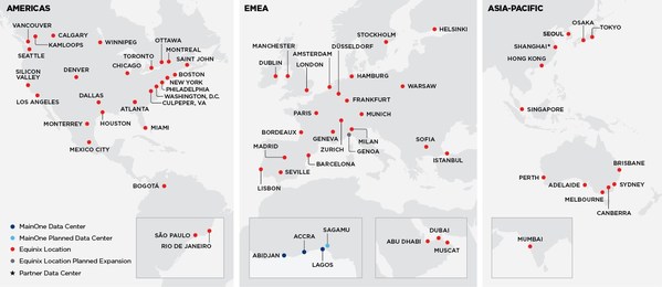 Global Reach of Platform Equinix with Expanded African Operations