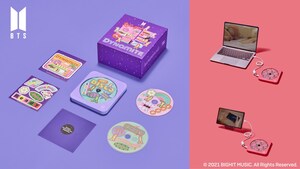 HLDS, a licensed product using the artwork of BTS' "Dynamite," BTS Dynamite Multi OS DVD Writer' is on sale