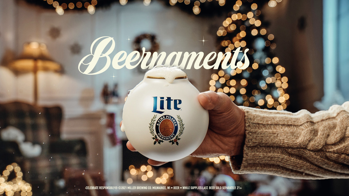 Give the Gift of Miller Time this Season: Miller Lite Introduces Beernaments, Drinkable Ornaments for the Holidays - Vimarsana News