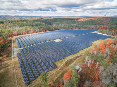Nexamp owns and operates hundreds of solar farms across the country, such as this one in central Massachusetts.