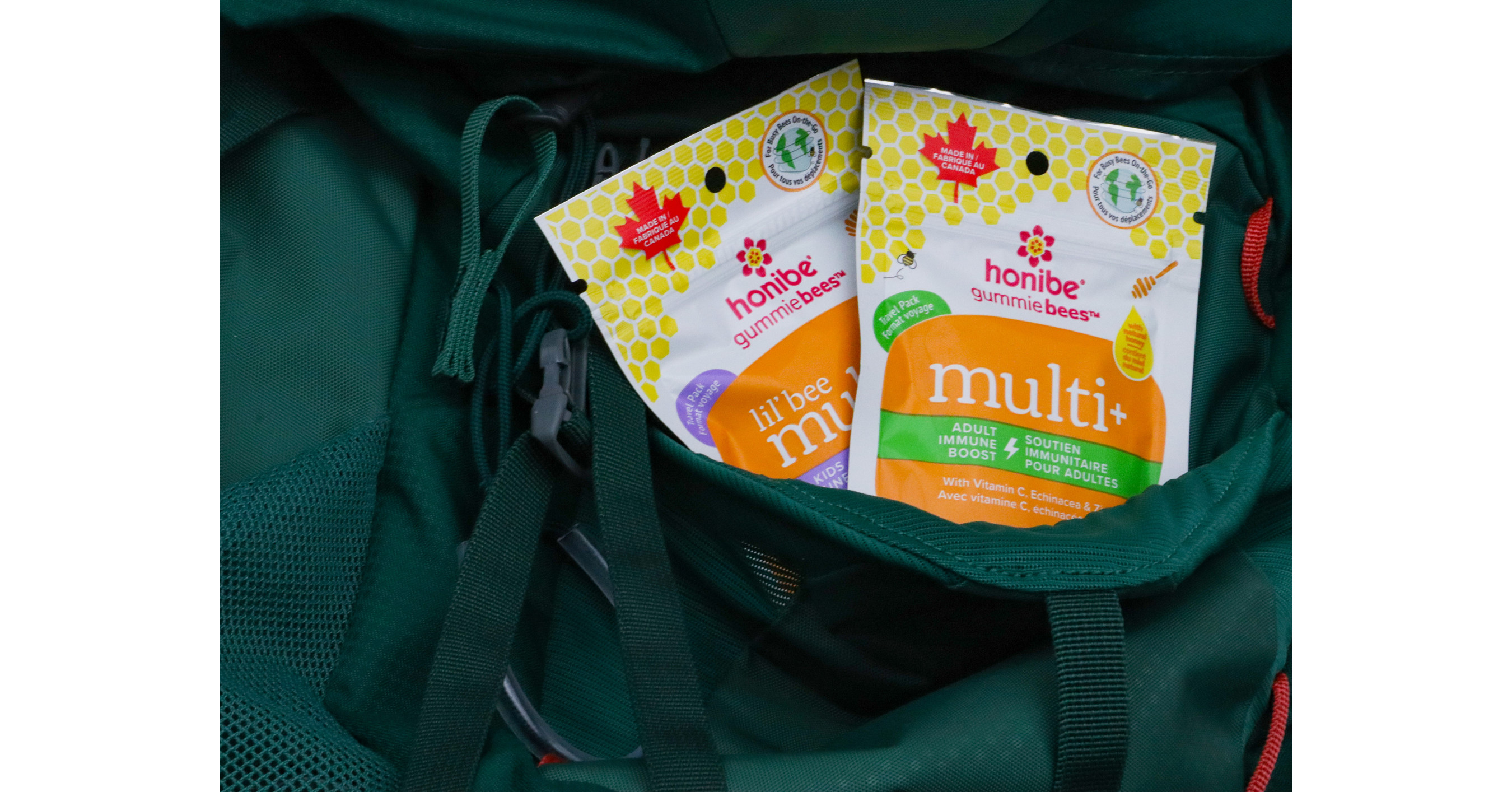 PEI's Honibe® releases travel pack versions of their honeybased health products