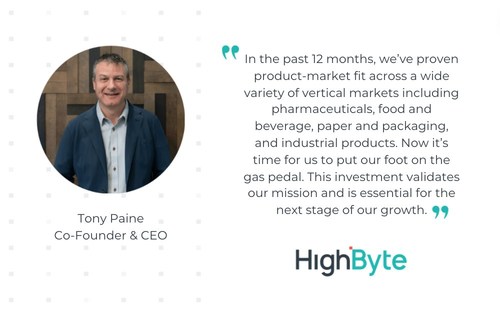 Statement from HighByte CEO Tony Paine