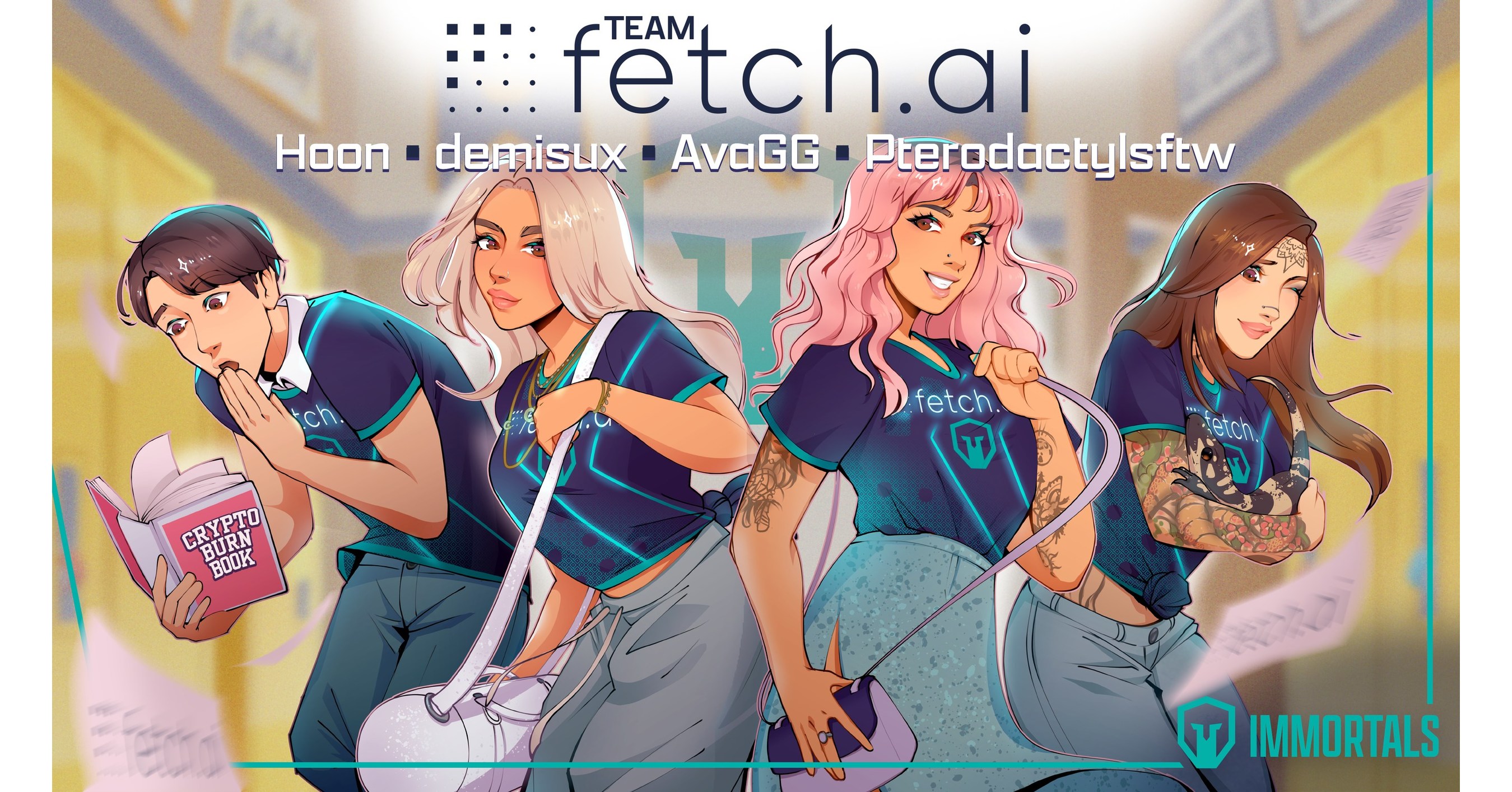 Fetch.ai partners up with esports organization Immortals for gaming crypto  outreach