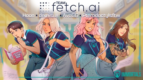 Immortals and Fetch.ai announce the launch of a yearlong gaming influencer campaign, “Team Fetch.ai.”