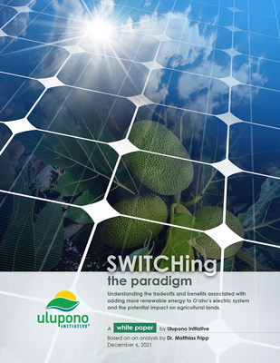 SWITCHing the paradigm, a whitepaper by Ulupono Initiative