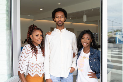 Rhavin L, owner Melrose District (Left), Mekonnen Garedew, owner Echo Park (Center), and Kalina Flores, owner Pico-Robertson (Right). [Photo-Tameka-Jacobs]