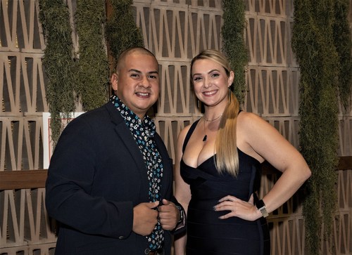 Randy Rivera, Chief Engagement Officer, Quointec and Dara Tarkowski, managing partner, Actuate Law at the launch party and opening of the Actuate / Quointec office in Miami. (PRNewsfoto/Actuate Law LLC)