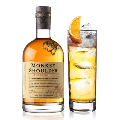 Monkey Shoulder and a Brass Monkey cocktail, Photo Credit: William Grant & Sons (CNW Group/Monkey Shoulder)