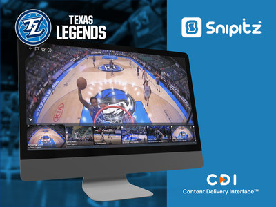 Snipitz brings its Content Delivery Interface to the Texas Legends. From the Legend's website, fans can now watch home games while being in the director's chair. The viewer has control of what view to watch from court side.