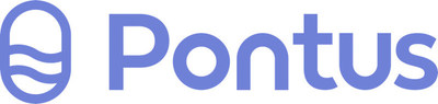 Pontus Logo symbolisms the water for the technology company that uses vertical farming in a bio secure aquaponic system that is better for the planet and better for you. (CNW Group/Pontus Protein Ltd.)