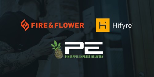 Fire & Flower, Hifyre & Pineapple Express (CNW Group/Fire & Flower Holdings Corp.)