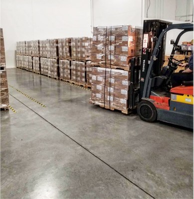 Thousands of vitamin and mineral fortified meals have been packed and shipped toward Afghanistan.