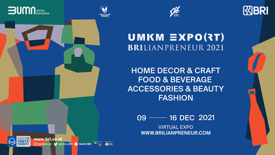 La BRI met en avant 500 MPME lors de l'UMKM EXPO(RT) 2021 qui aura lieu du 9 au 16 dcembre (PRNewsfoto/Bank Rakyat Indonesia)