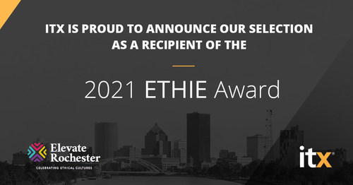 ITX Corp Named Recipient of 2021 ETHIE Award