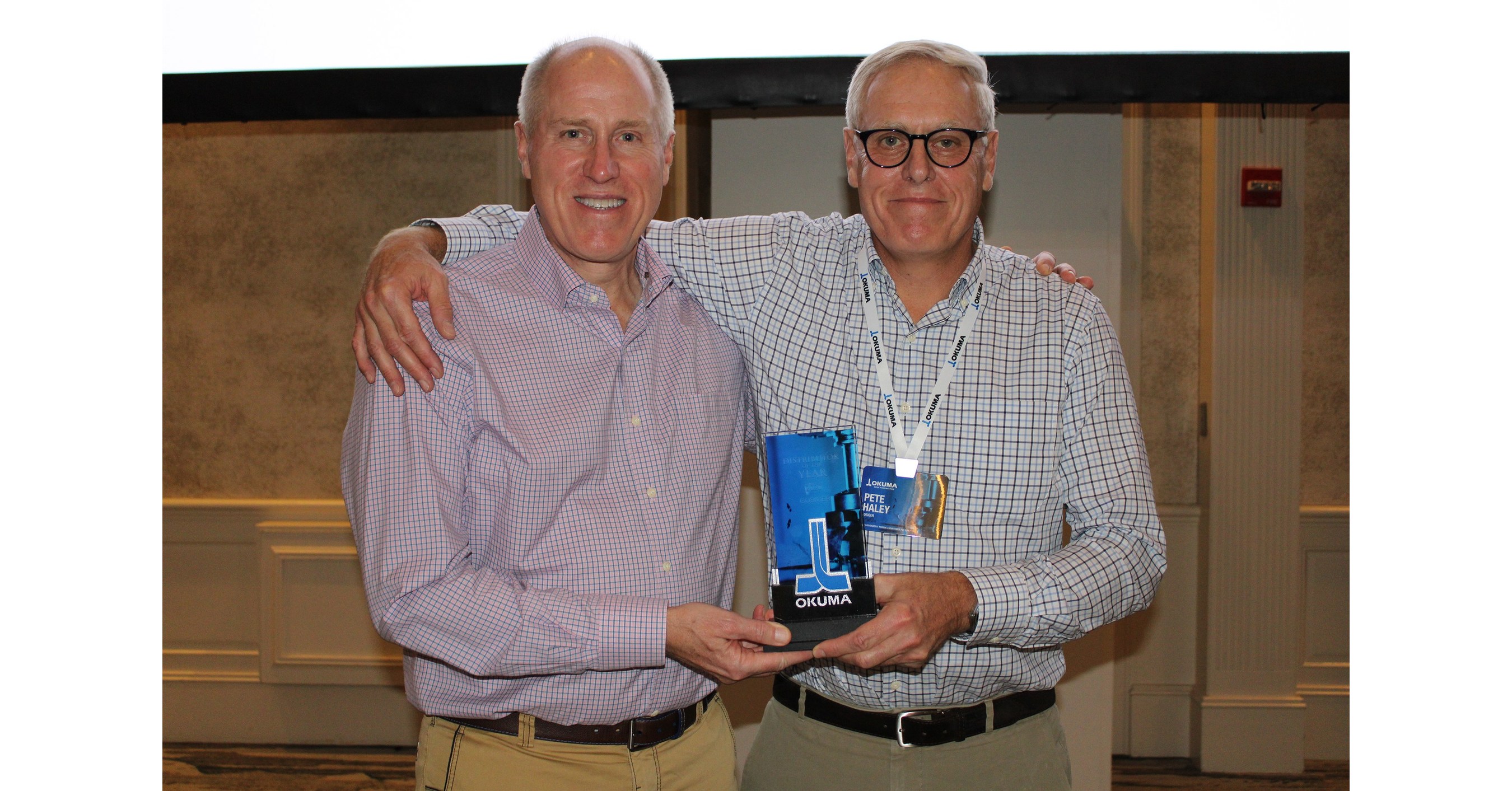 Okuma America Corporation Names Gosiger the Okuma Distributor of the Year