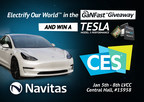 Navitas at CES 2022: "Electrify Our World™" - and Win a Tesla!