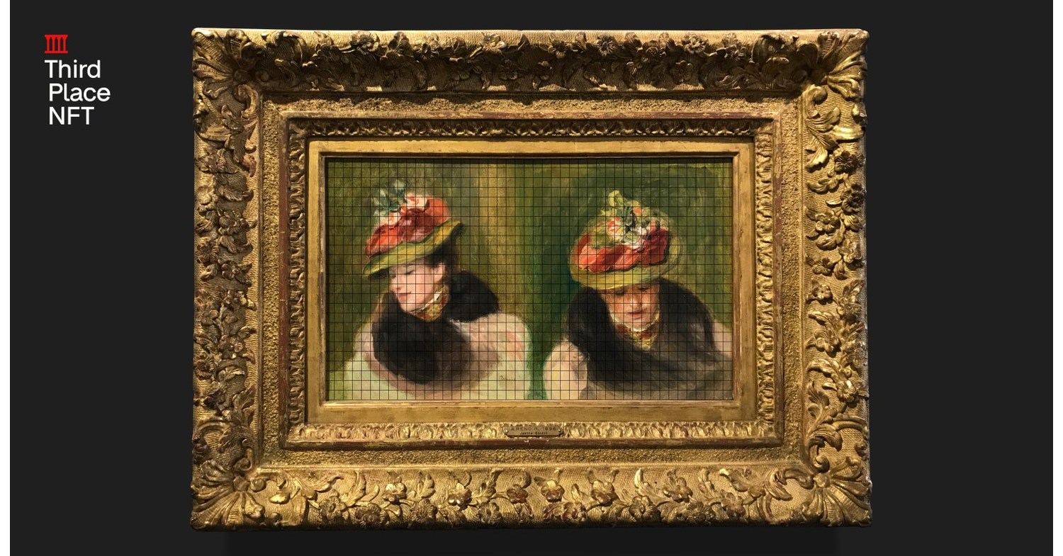 Ein ber&uuml;hmtes Meisterwerk von Renoir aus dem 19. Jahrhundert wird in Form einer limitierten Serie von NFT-Token von Third Place NFT verkauft