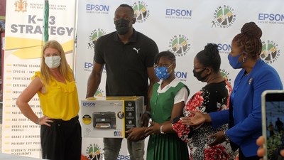 Epson donates EcoTank printers and projectors to The Usain Bolt Foundation