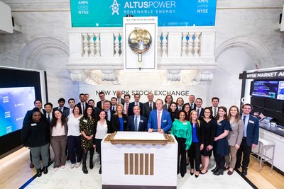 Altus Power, Inc. (NYSE: AMPS) Rings The NYSE Opening Bell® Photo Credit: NYSE