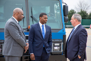 U.S. EPA administrator, UAW president test-drive fully electric Volvo and Mack trucks on Volvo Group campus