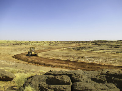 Figure 1 - Road Building at Dasa Mine Site (CNW Group/Global Atomic Corporation)
