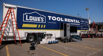 This week, the Lowe's Tool Rental Disaster Response Trailer will be at the Mayfield store to help people get safely back into their homes and get their businesses up and running. The trailer provides affordable rental options for equipment that customers may only need for one-time use like generators and chainsaws.