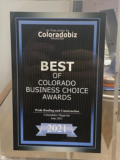 Pride Roofing Completes Free Roof Project for Local Veteran, Recognized by Coloradobiz Magazine
