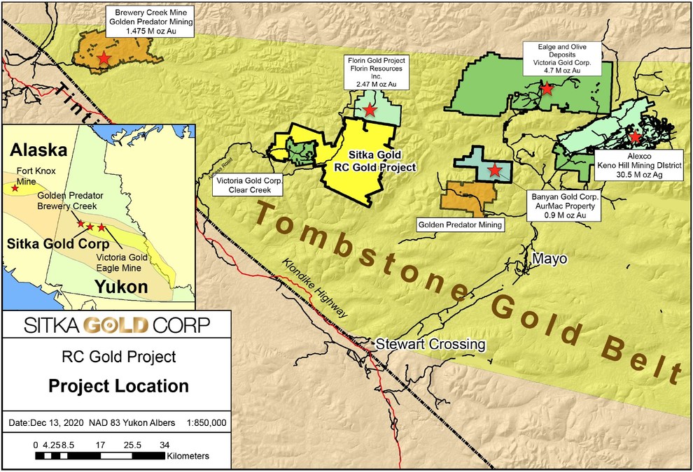 Sitka Drills 220.1 m of 1.17 g/t Gold from Surface at its RC Gold Project in Yukon - Vimarsana News