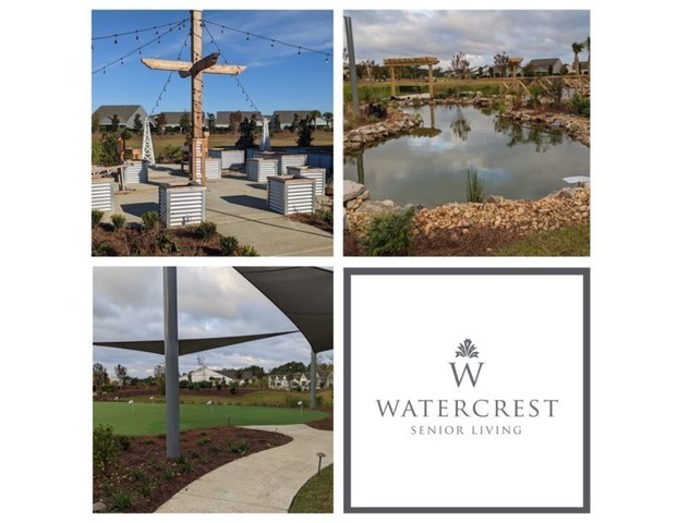 Watercrest Myrtle Beach Assisted Living and Memory Care was recently honored for Outstanding Creative Landscape Design by the City of Myrtle Beach Community Appearance Board. The newly-developed community is preparing to welcome residents.