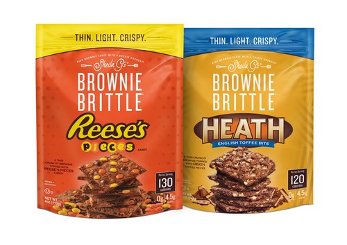 Brownie Brittle Reese's Pieces and Brownie Brittle Heath Toffee Crunch