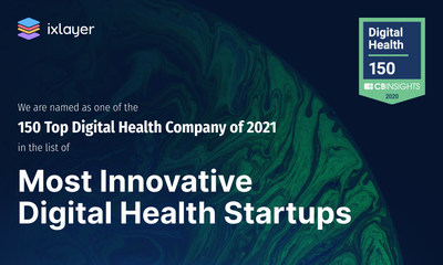 Ixlayer Named To The 2021 CB Insights Digital Health 150 -- List Of ...