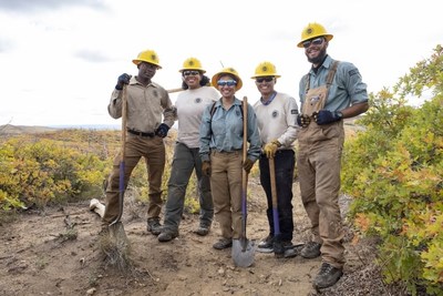 The National Park Foundation funded the Leaders of Color service corps crew at Mesa Verde National Park.
Photo credit: Jeremy Wade Shockley for National Park Foundation