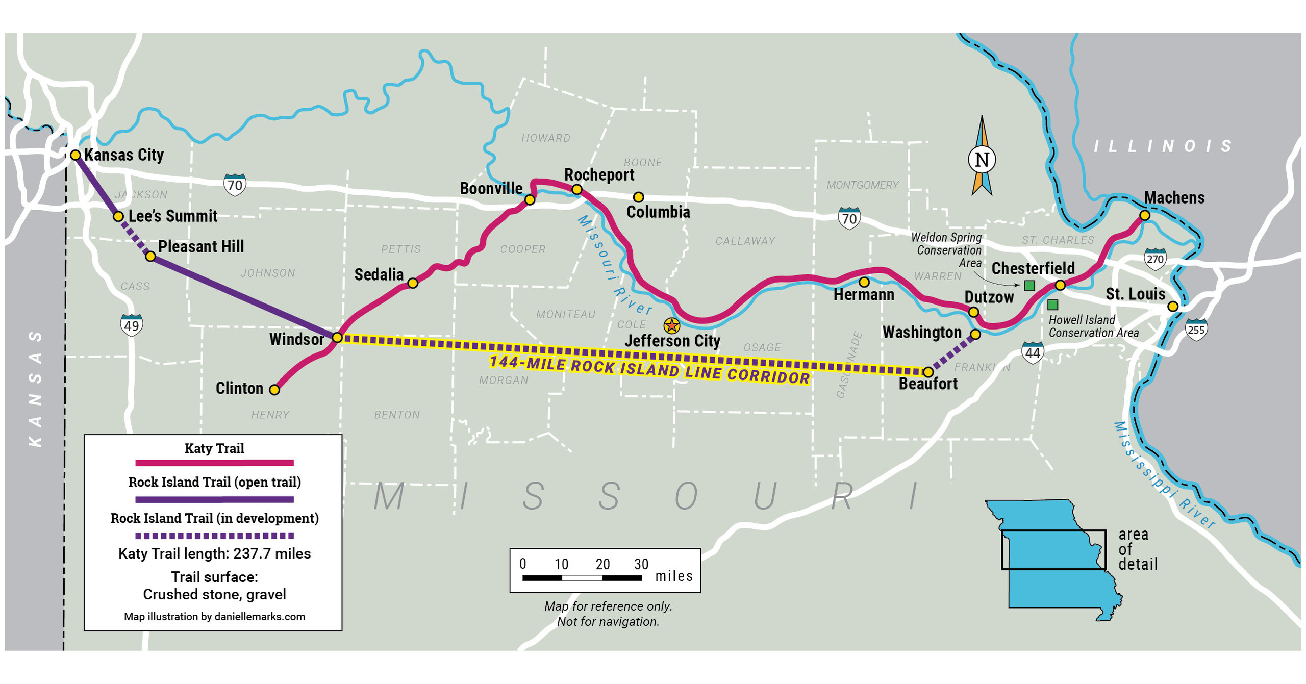 Rock Island Trail Map National Trails Community Celebrates Historic Railbanking Of The Rock Island  Corridor