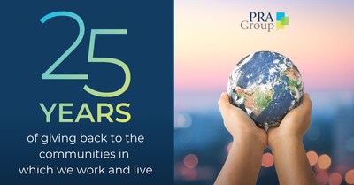 PRA Group celebrates 25 years of redefining the debt industry by giving an additional $250,000 back to communities around the world.