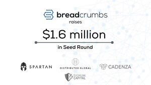 Blockchain Analytics Startup Breadcrumbs.app, Raises a $1.6 Million Seed Round Led by Distributed Global Capital, Cadenza Ventures, and Spartan Group