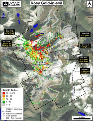 ATAC Expands Gold-in-Soil Anomaly at Rosy Property, Yukon
