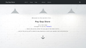 Men Asked to Pay More at First "Pay Gap Store"