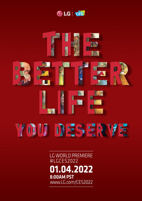 LG CES 2022 Invitation: The Better Life You Deserve