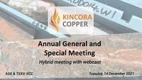 Kincora Announces Shareholder Meeting Results